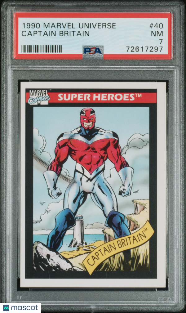 1990 Marvel Captain Britain #40 PSA 7