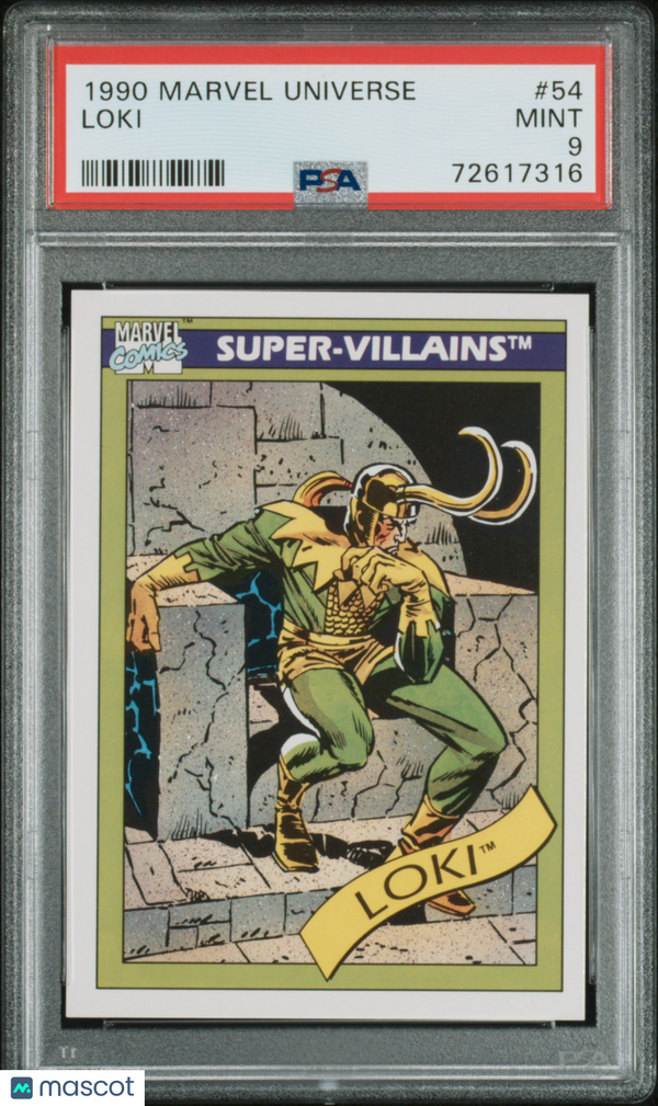 1990 Marvel Loki #54 PSA 9