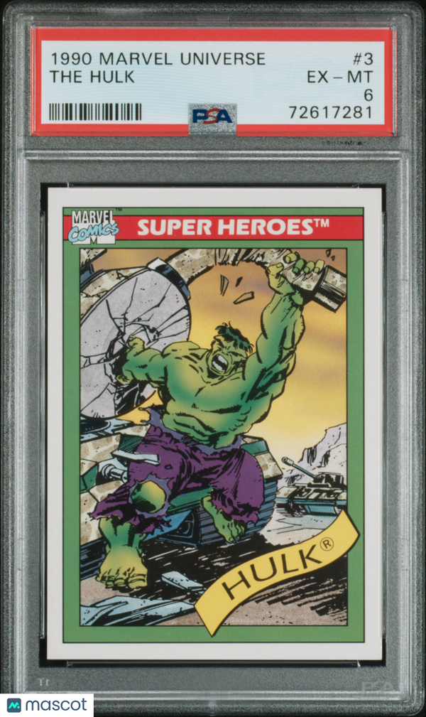 1990 Marvel The Hulk #3 PSA 6
