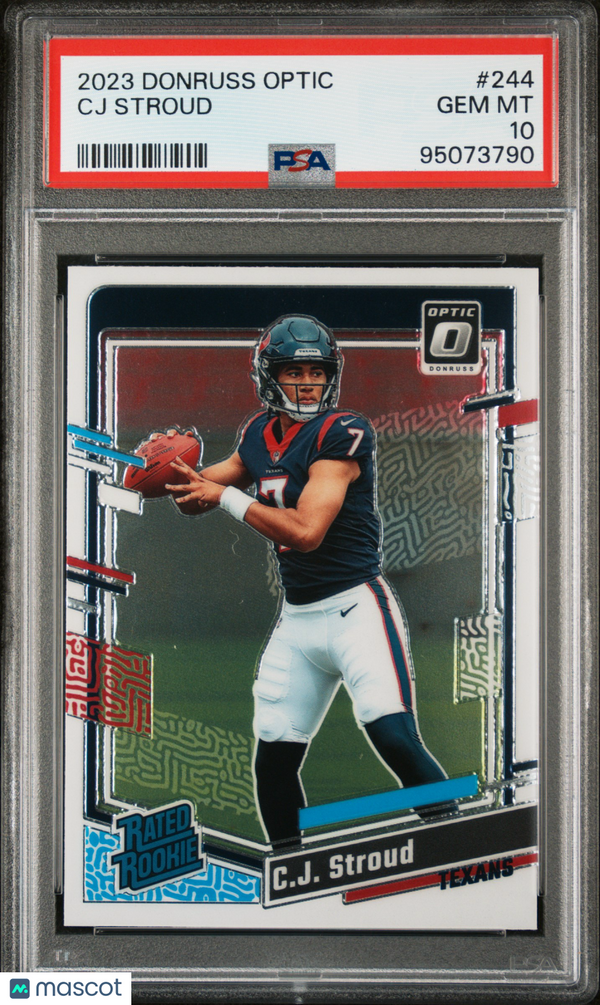 2023 Panini Donruss Optic CJ Stroud #244 PSA 10 Football