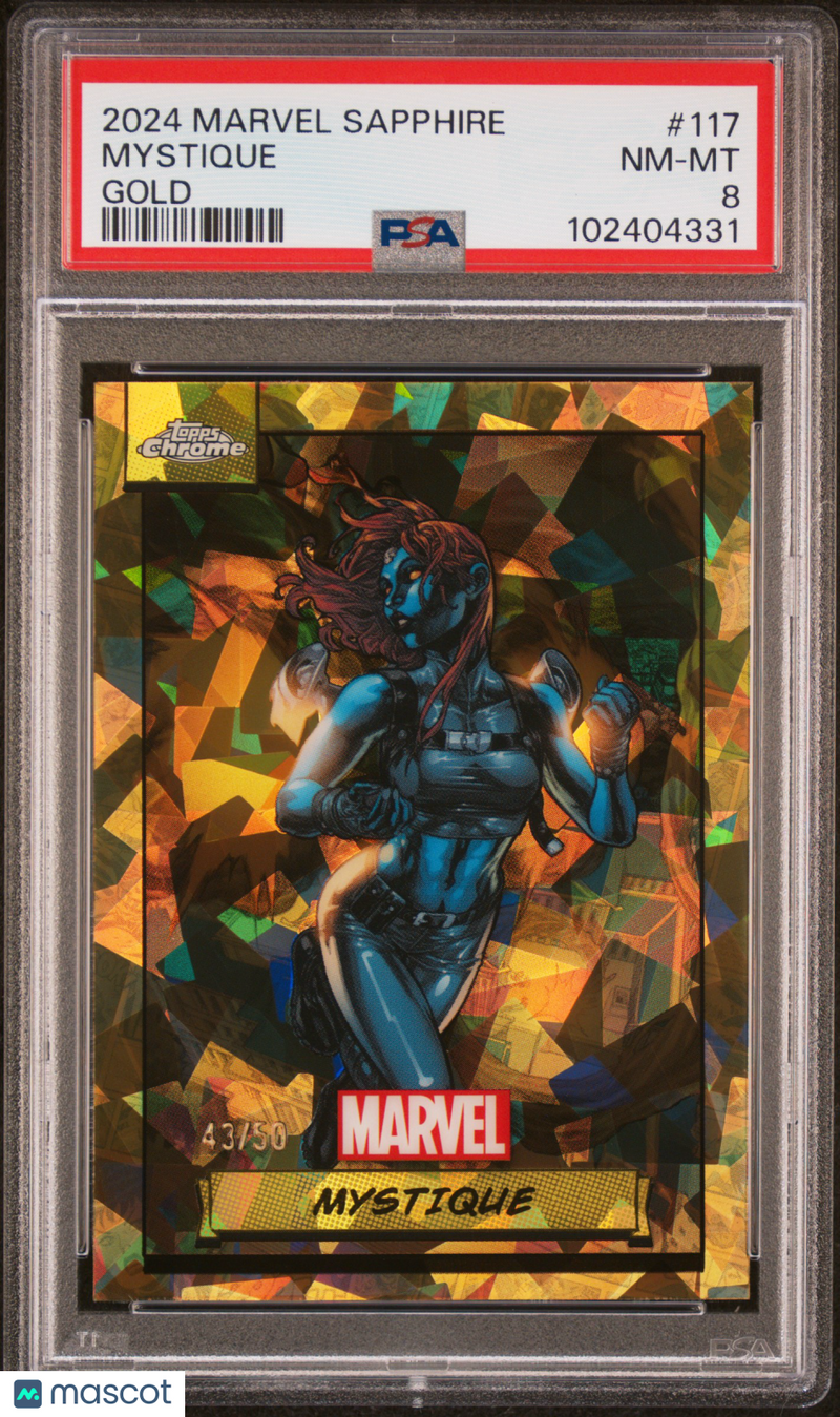 2024 Topps Chrome Marvel Sapphire Edition Mystique