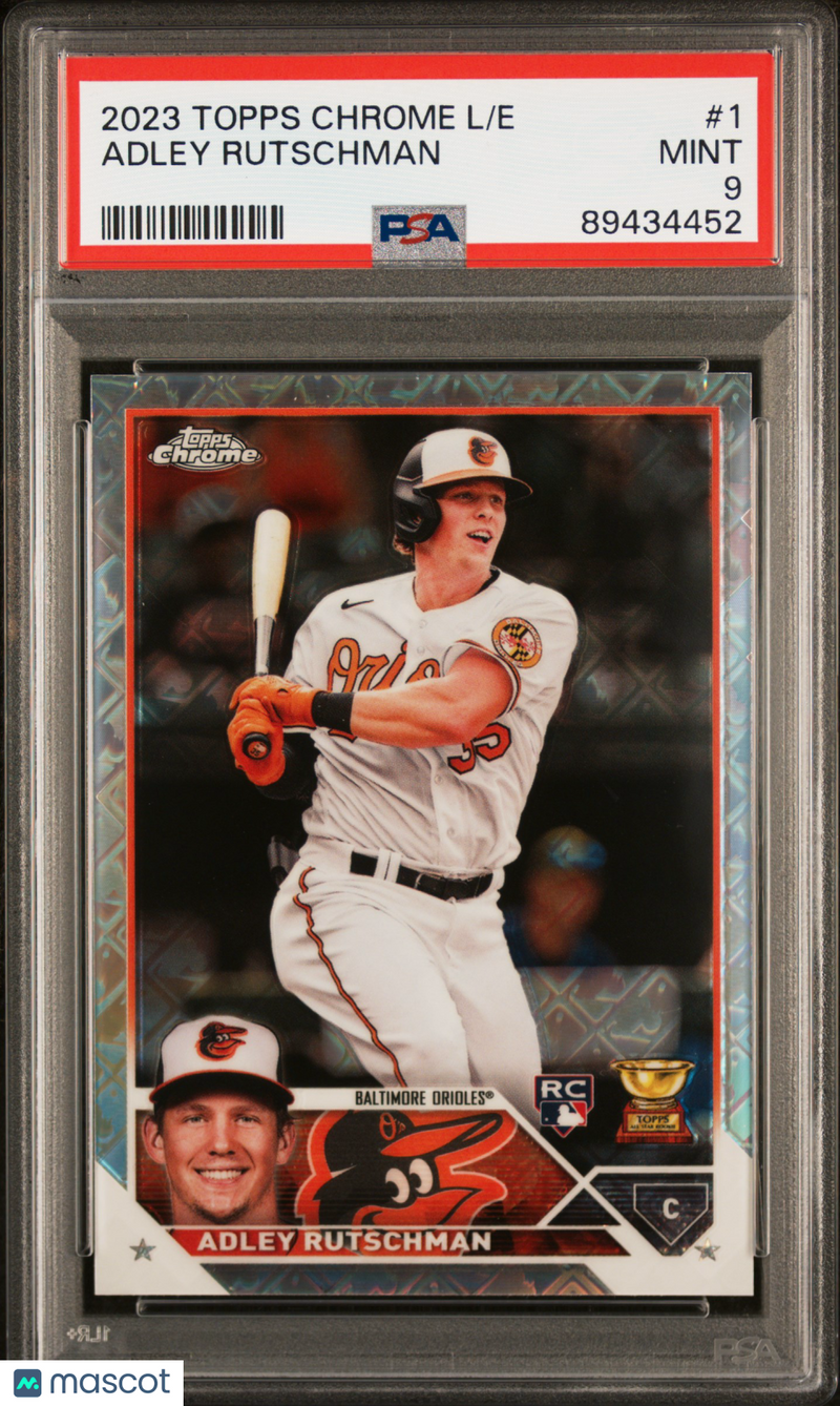 2023 Topps Chrome Logofractor Edition Adley Rutschman