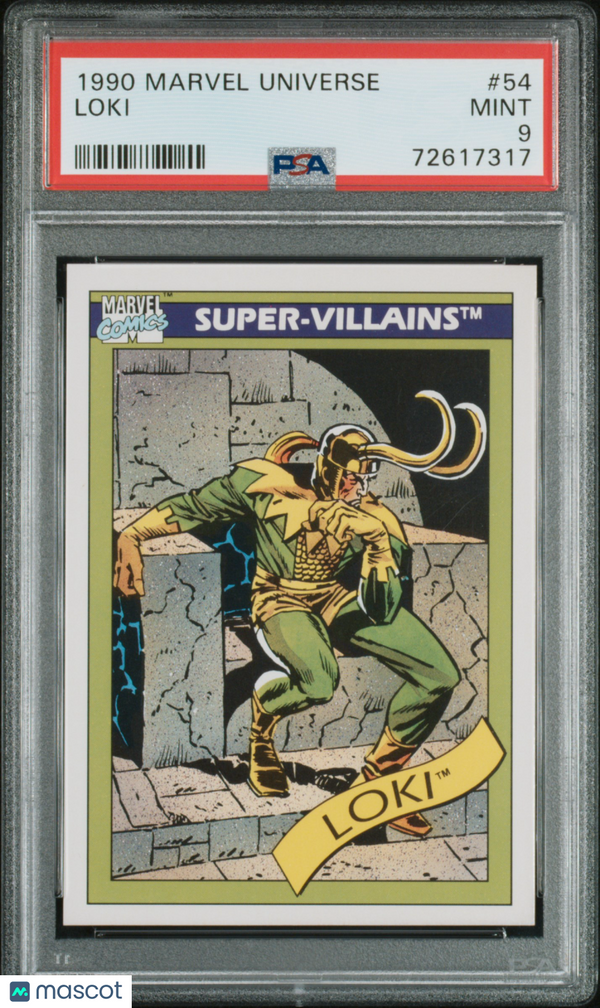 1990 Marvel Loki #54 PSA 9