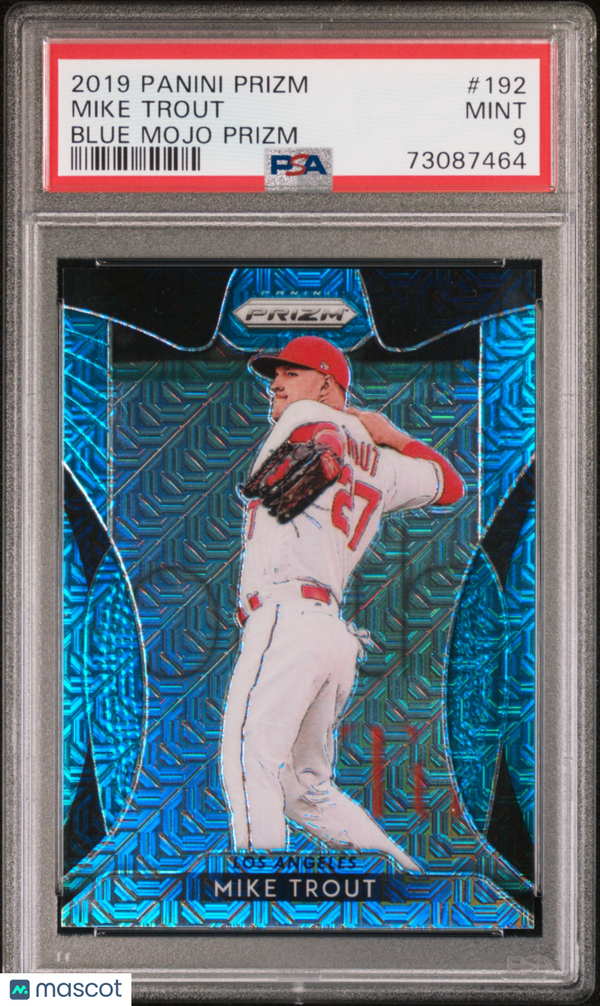 2019 Panini Prizm Mike Trout #192 PSA 9 Baseball