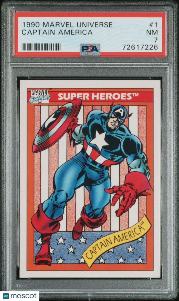 1990 Marvel Captain America #1 PSA 7