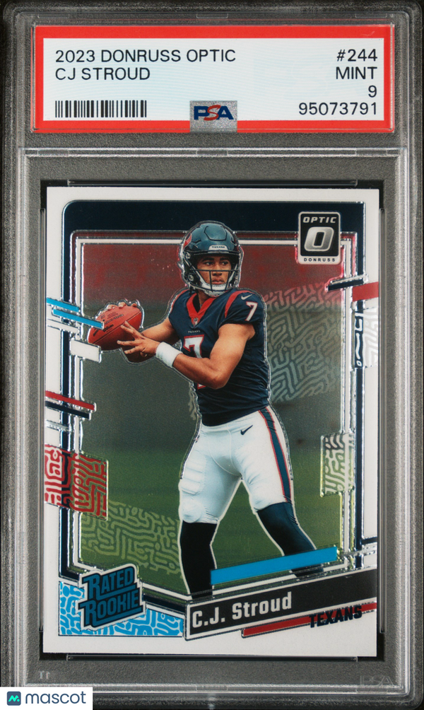 2023 Panini Donruss Optic CJ Stroud #244 PSA 9 Football