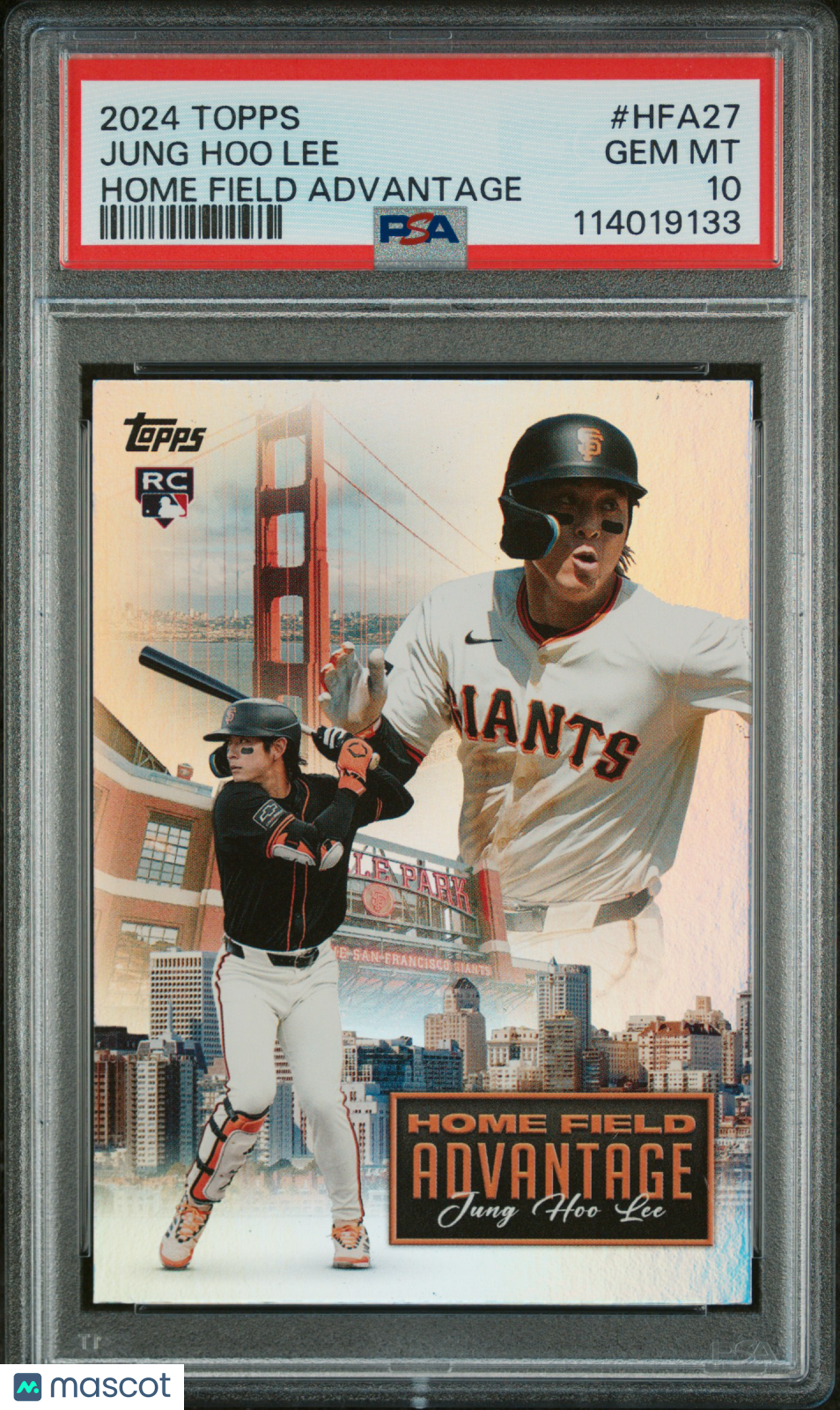 2024 Topps Home Field Advantage Jung Hoo Lee Update #HFA27 PSA 10