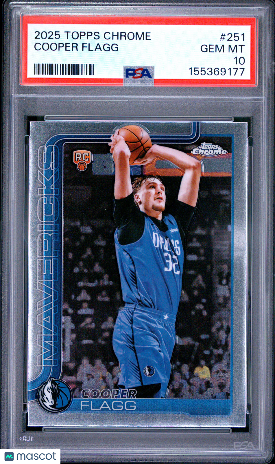 2025 Topps Chrome Cooper Flagg #251 PSA 10