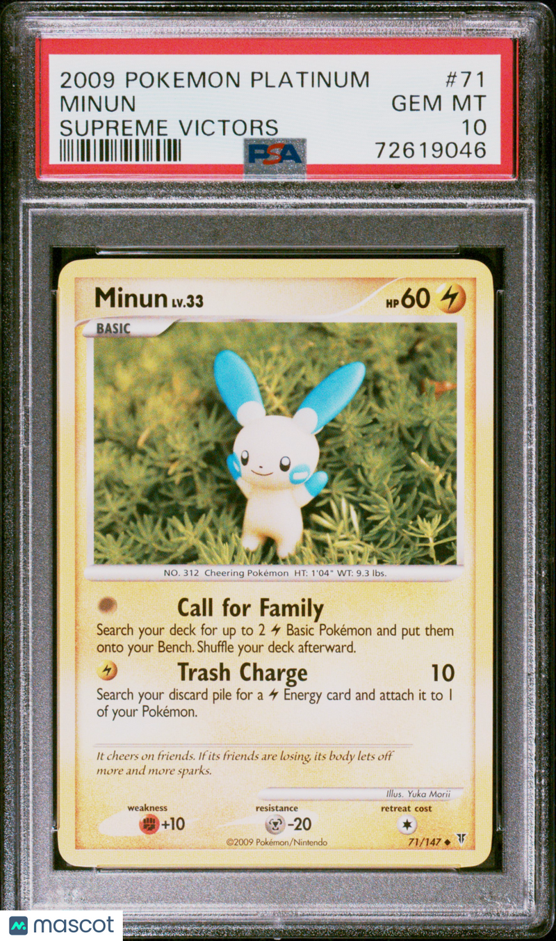 2009 Pokemon Platinum Supreme Victors PokéMon TCG Minun