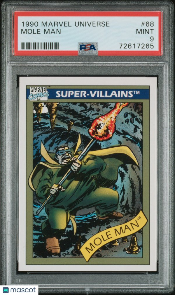 1990 Marvel Mole Man #68 PSA 9