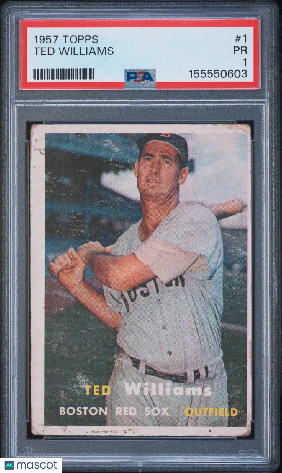 1957 Topps Ted Williams #1 PSA 1 Boston Red Sox