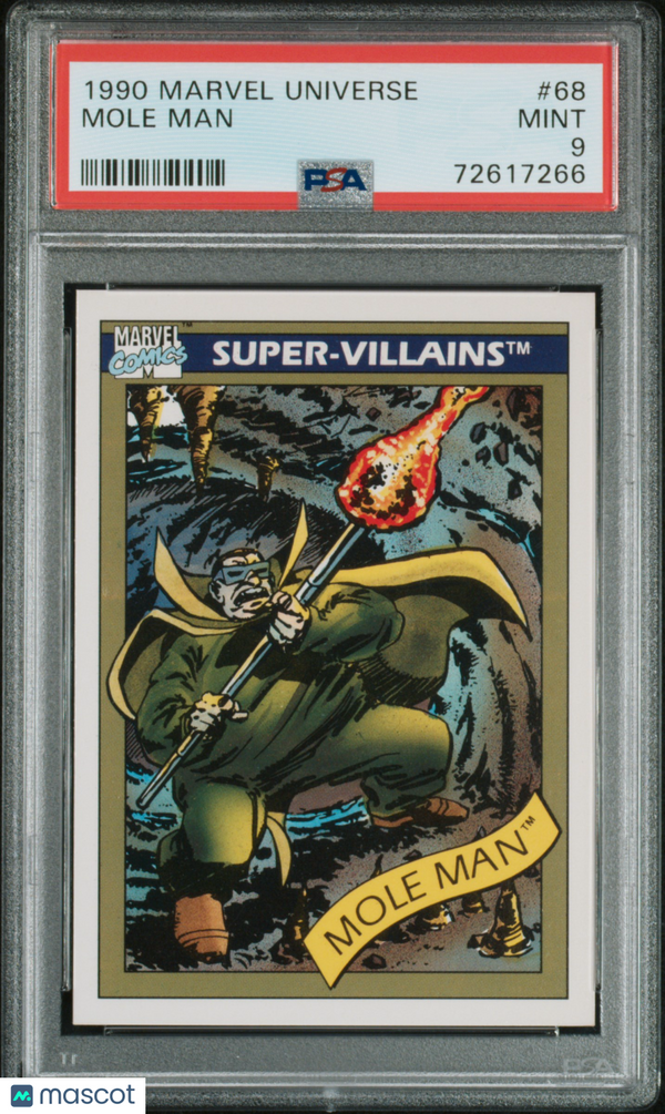 1990 Marvel Mole Man #68 PSA 9