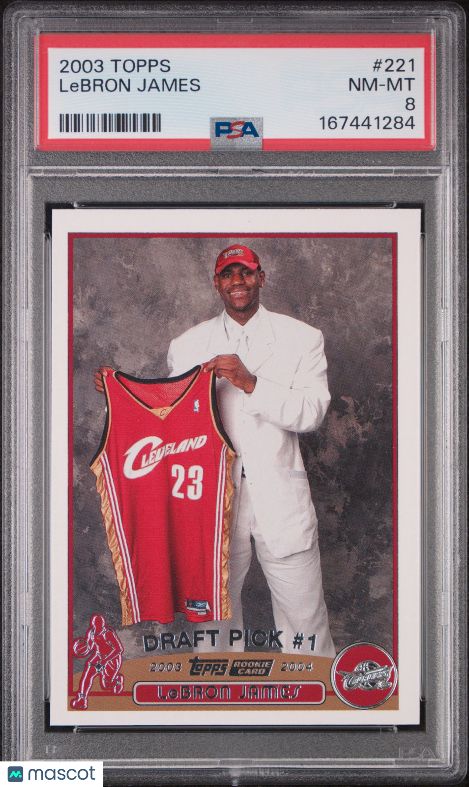 2003 Topps LeBron James #221 PSA 8