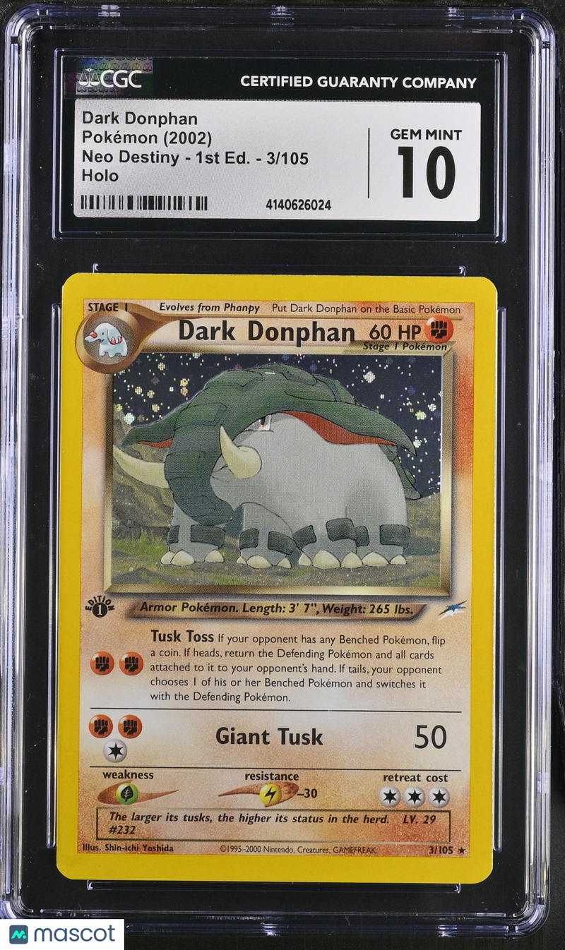 2002 Pokémon Dark Donphan