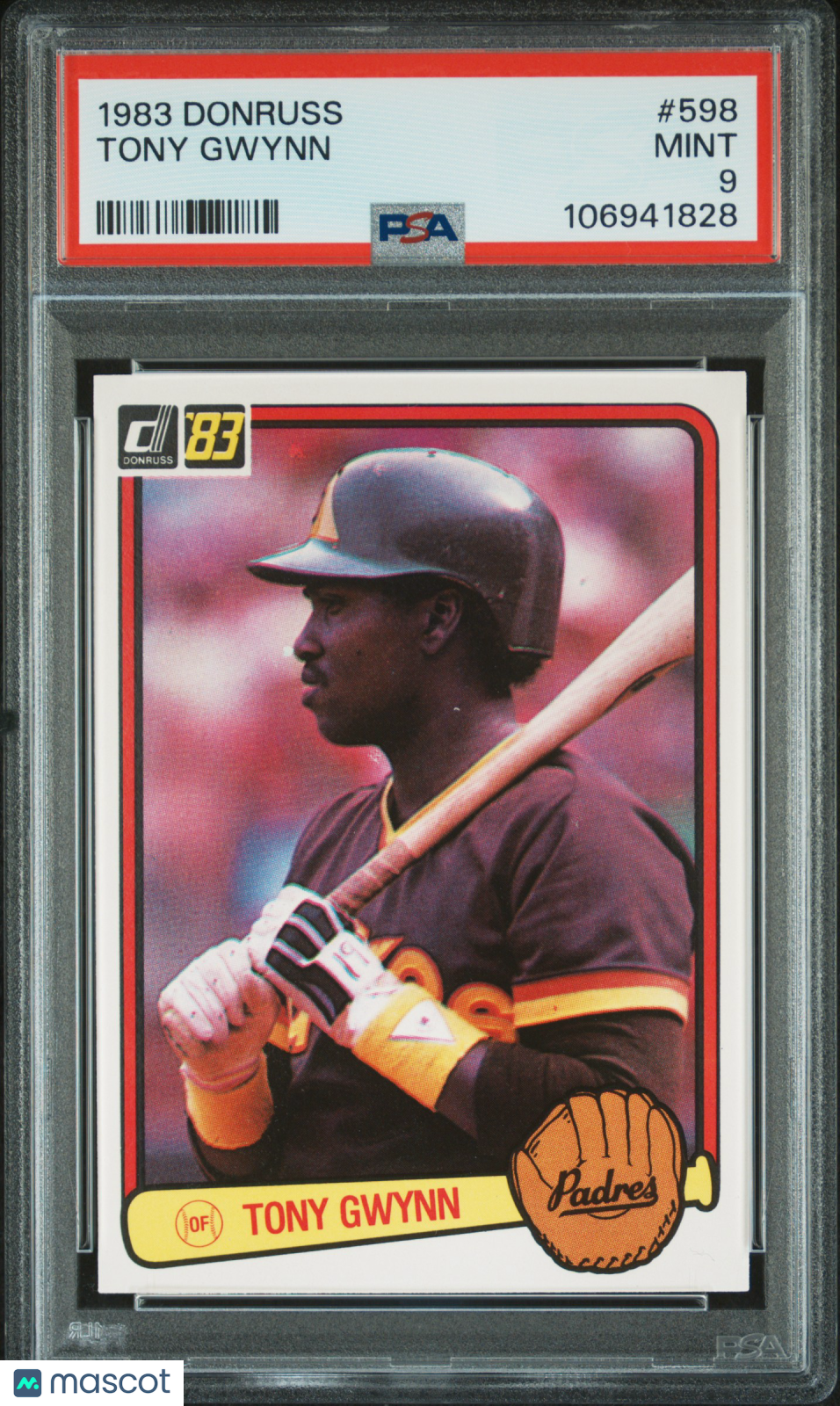 1983 Donruss Tony Gwynn #598 PSA 9