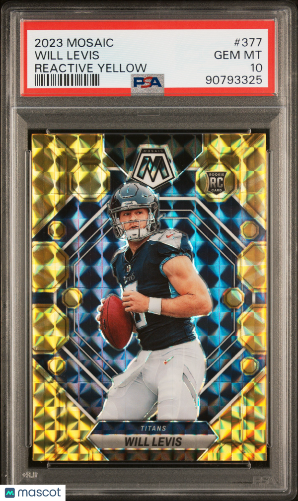 2023 Panini Mosaic Will Levis #377 PSA 10 Football