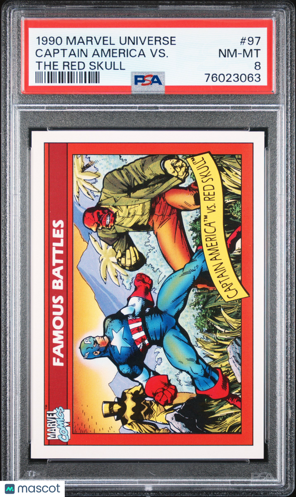 1990 Marvel Captain America VS. #97 PSA 8