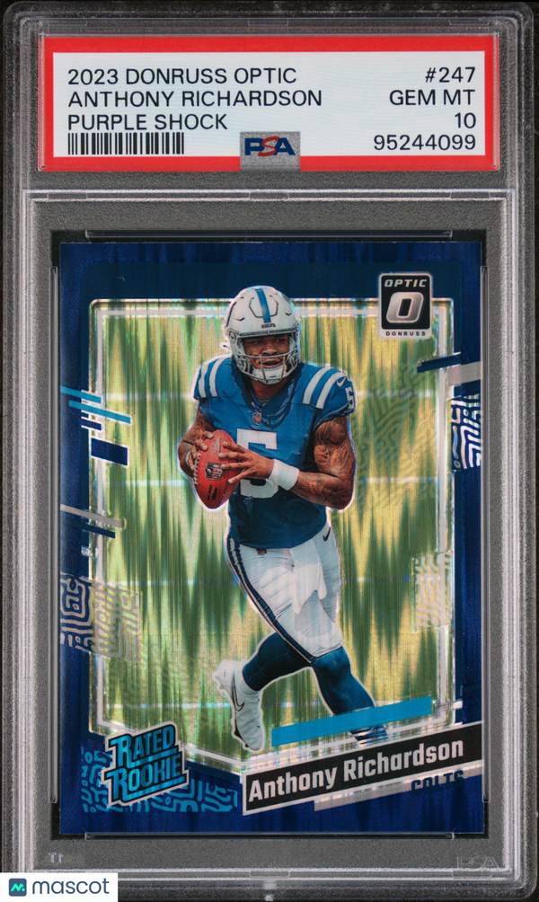 2023 Panini Donruss Optic Anthony Richardson #247 PSA 10 Football