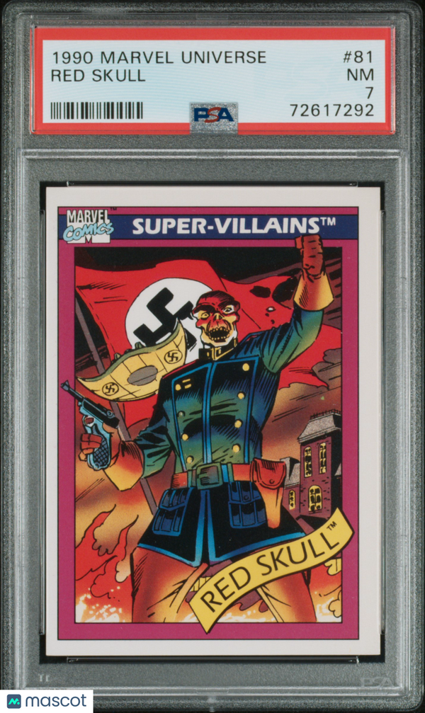 1990 Marvel Red Skull #81 PSA 7