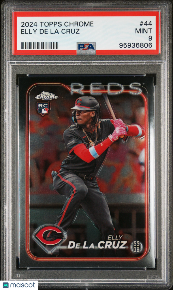 2024 Topps Chrome Elly De La Cruz #44 PSA 9