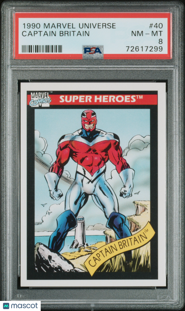 1990 Marvel Captain Britain #40 PSA 8