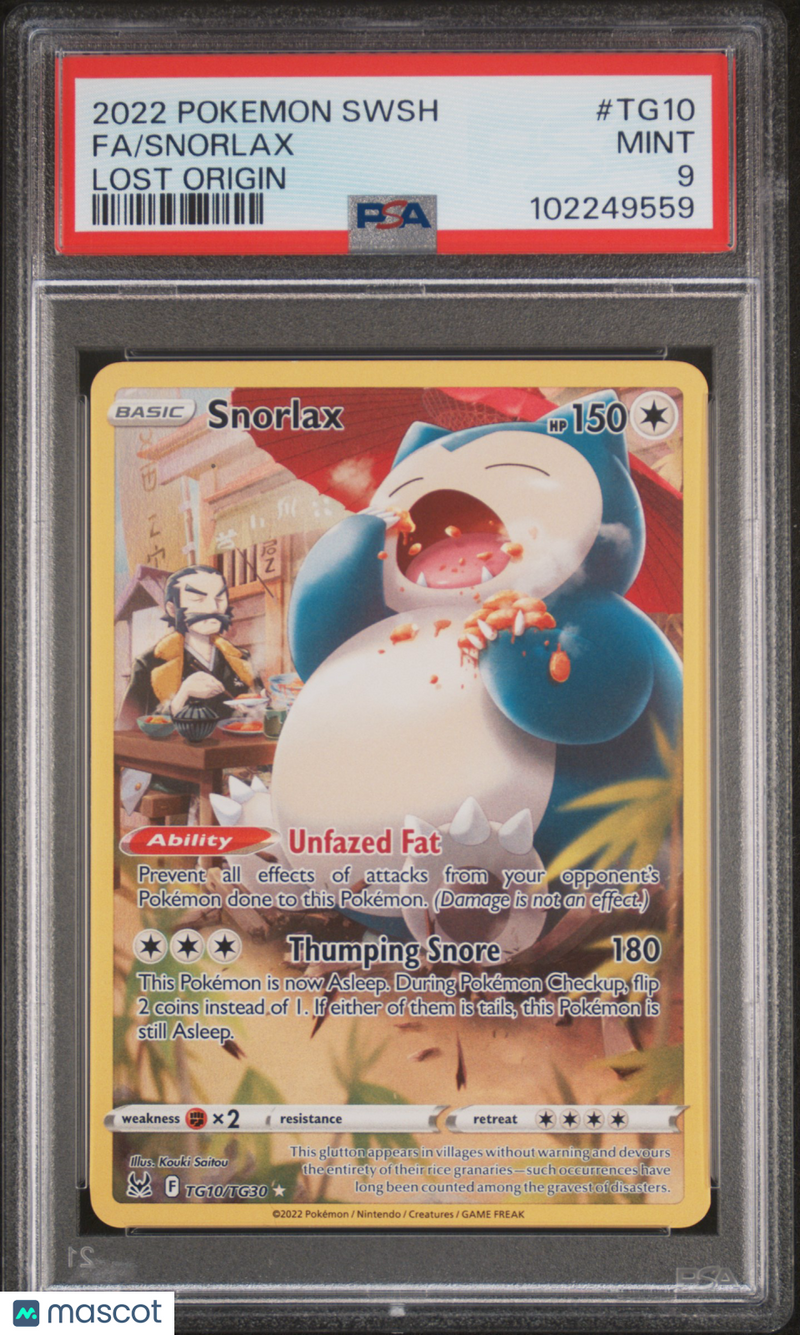 2022 Pokemon Snorlax Fa