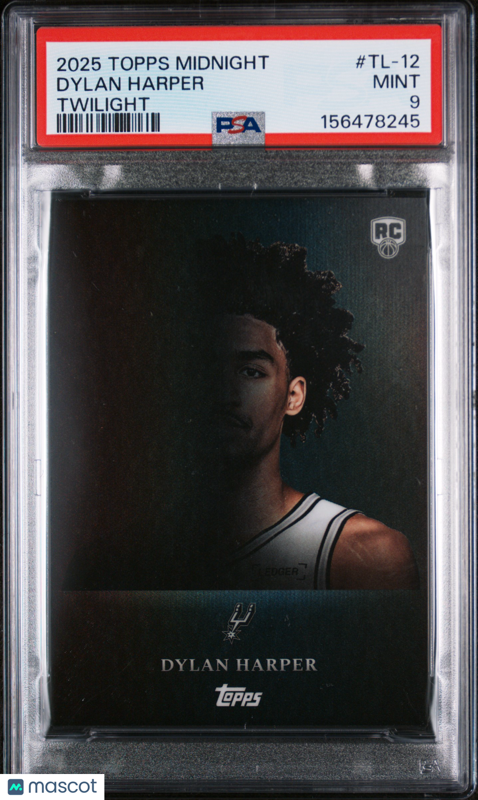 2025 Topps Midnight Twilight Dylan Harper #TL-12 PSA 9