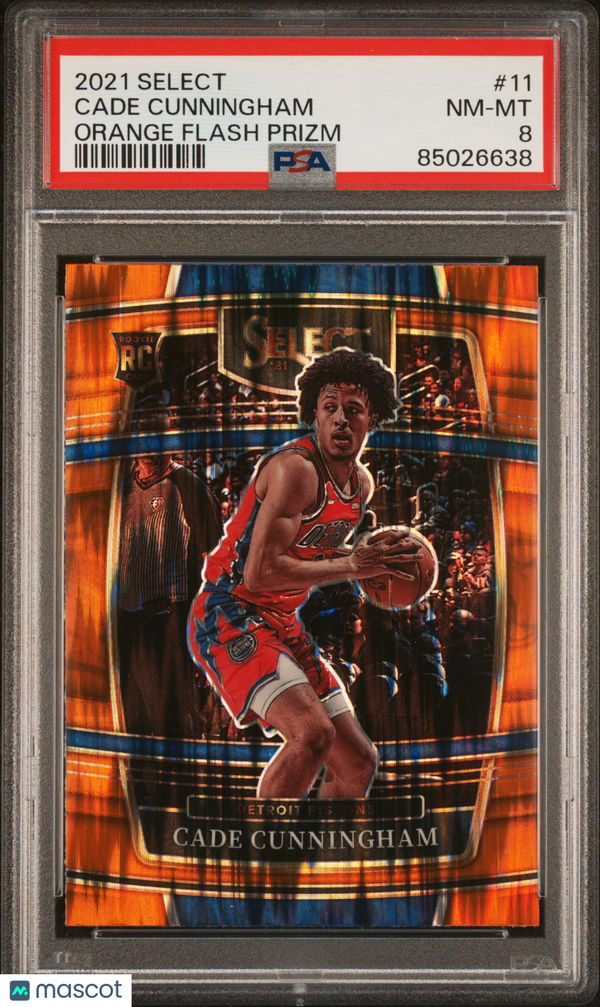 2021 Panini Select Cade Cunningham #11 PSA 8 Basketball