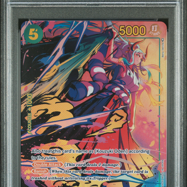2022 One Piece Op01-Romance Dawn Yamato #121 Alternate Art PSA 10