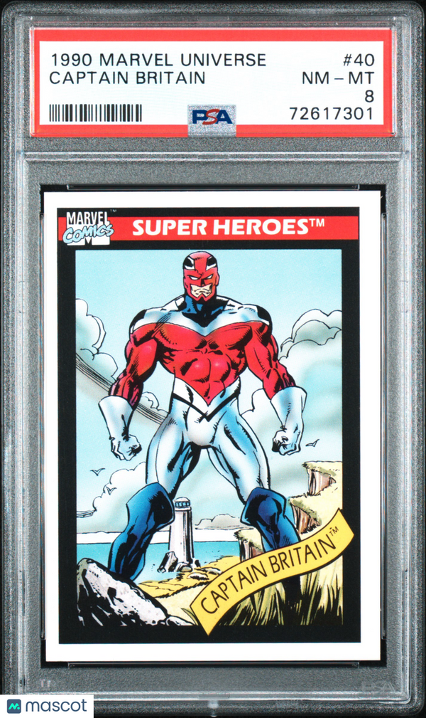 1990 Marvel Captain Britain #40 PSA 8