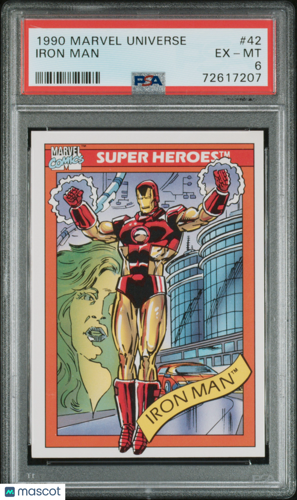 1990 Marvel Iron Man #42 PSA 6