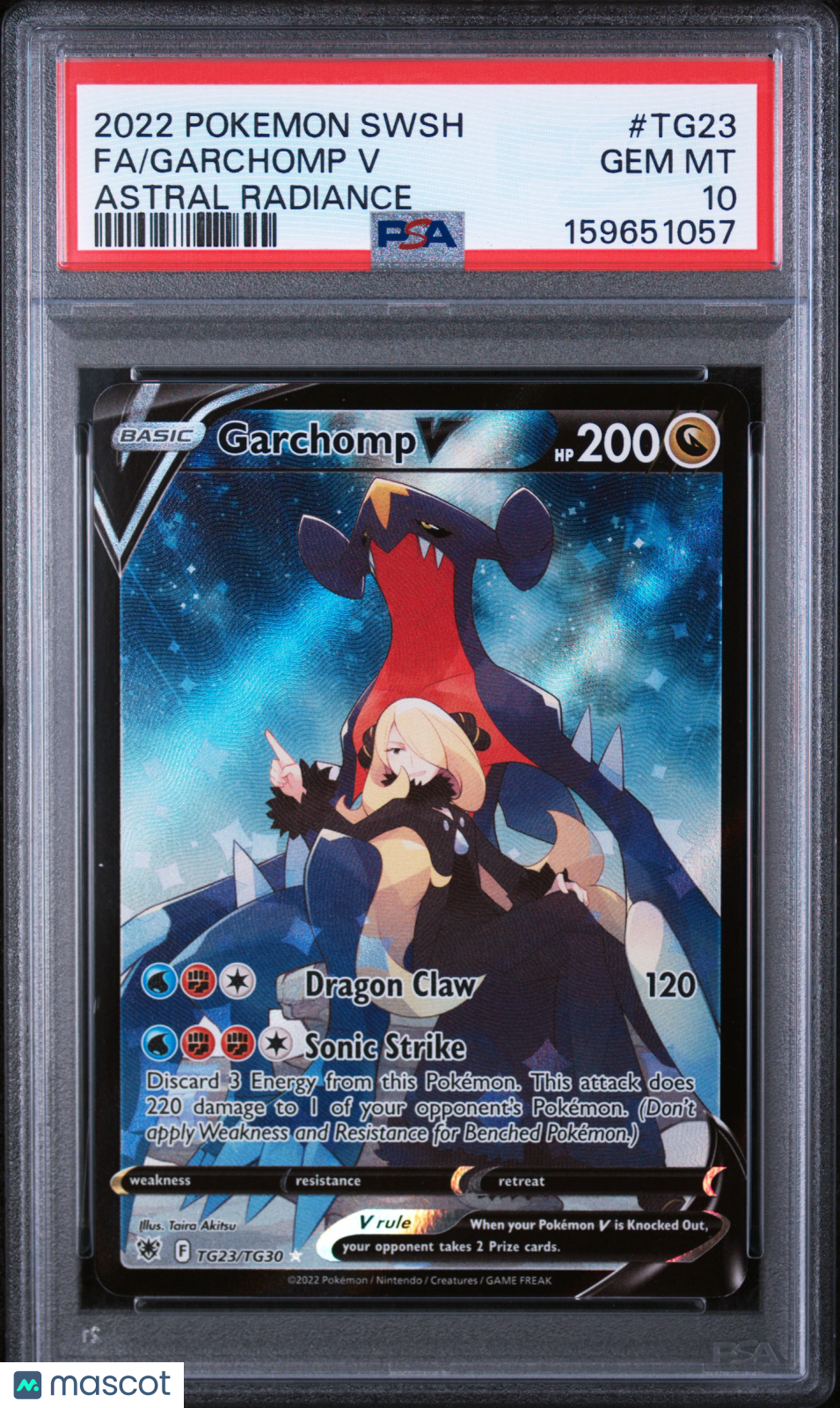 2022 Pokemon Sword & Shield Astral Radiance Garchomp V #TG23 PSA 10 GEM MINT