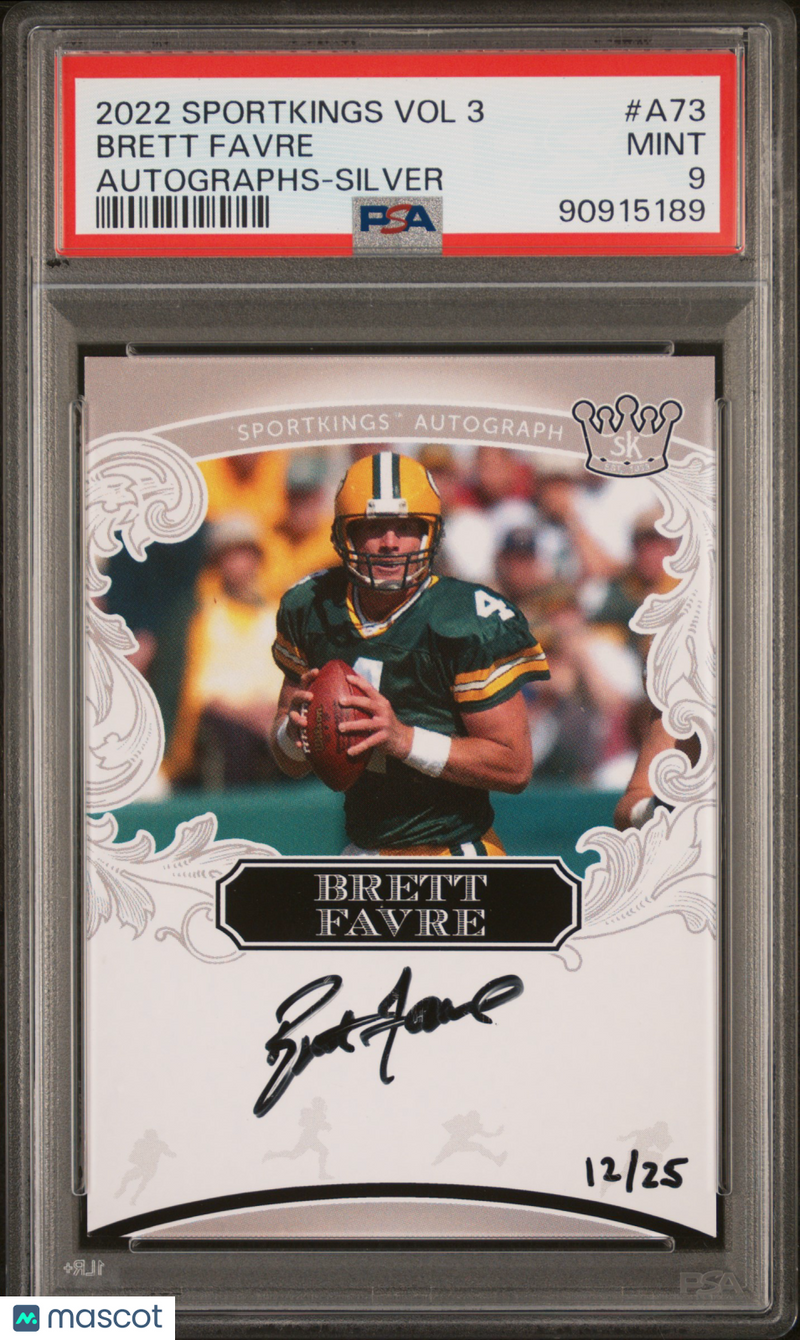 2022 Sportkings Volume 3 Autographs Brett Favre Silver