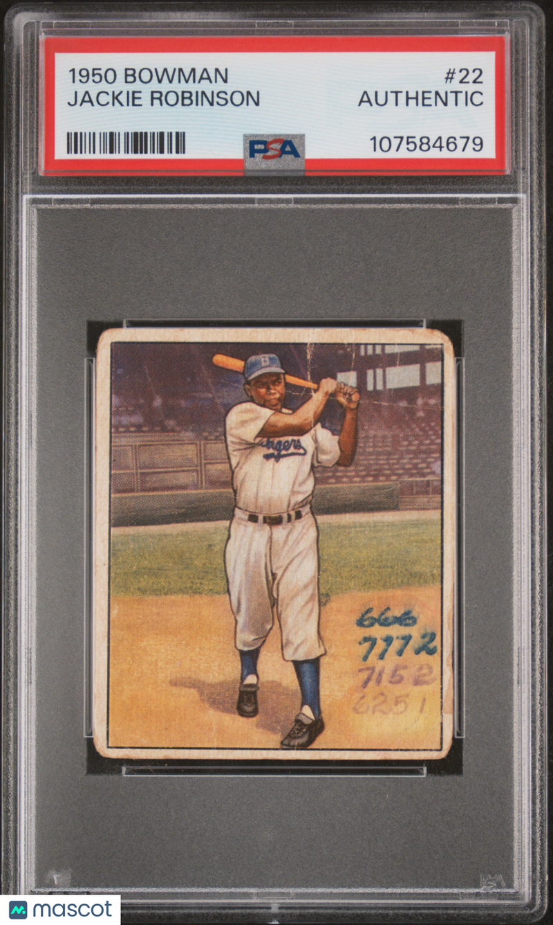 1950 Bowman Jackie Robinson