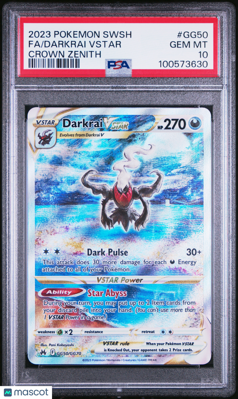 2023 Pokemon Sword And Shield Crown Zenith Darkrai VSTAR