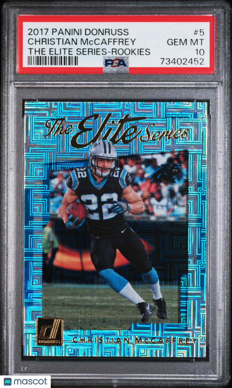 2017 Panini Donruss The Elite Series Christian Mccaffrey Rookies