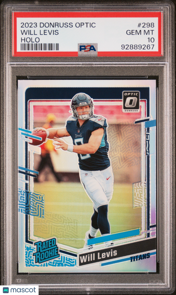 2023 Panini Donruss Optic Will Levis #298 PSA 10 Football