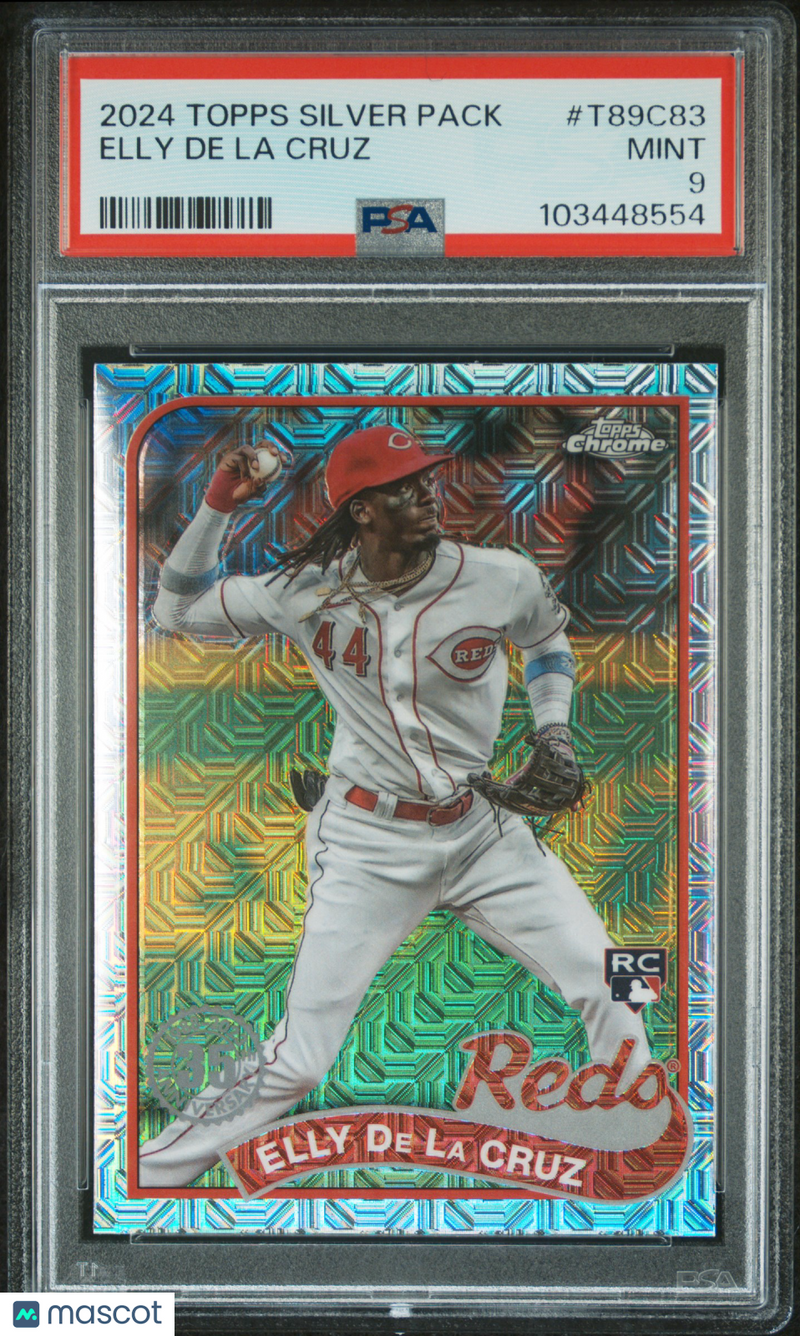 2024 Topps Silver Pack 1989 Chrome Promo Elly De La Cruz RC