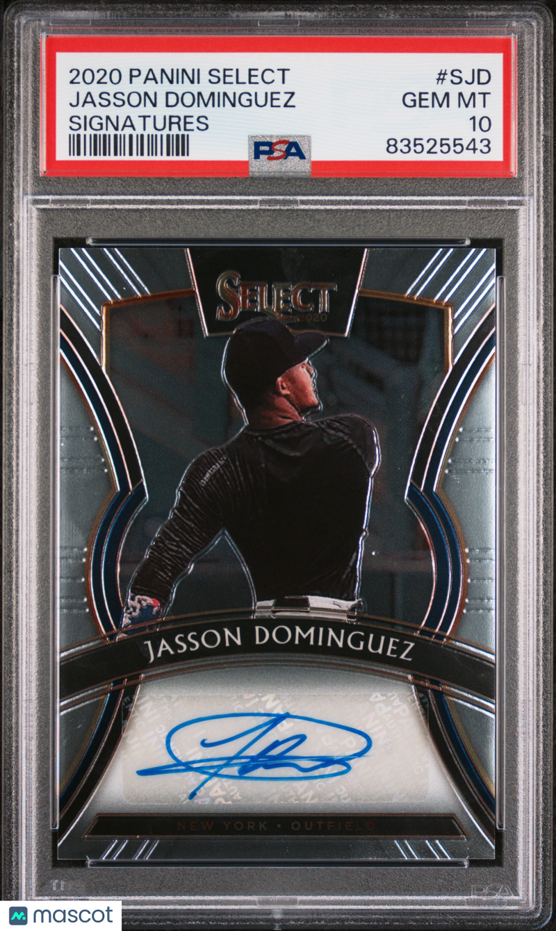 2020 Panini Select Signatures Jasson Dominguez Signatures