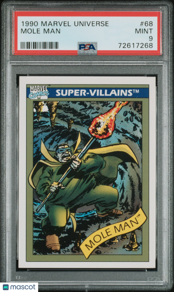 1990 Marvel Mole Man #68 PSA 9