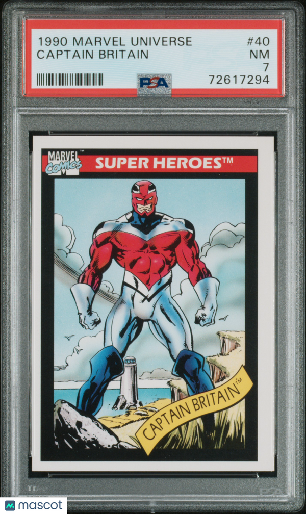 1990 Marvel Captain Britain #40 PSA 7