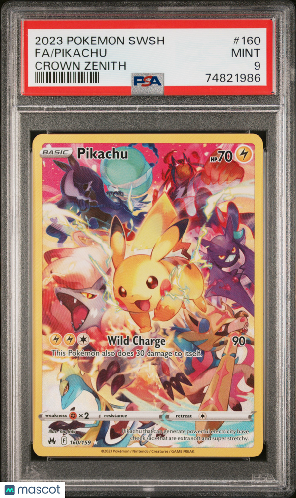 2023 Pokemon Sword And Shield Crown Zenith Crown Zenith #160 PSA 9 MINT