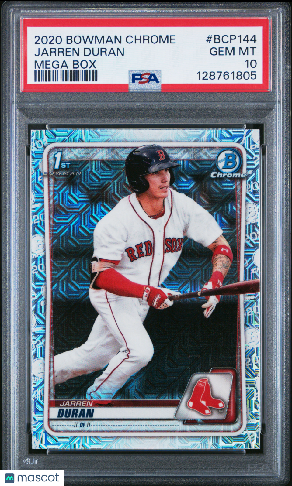 2020 Bowman Chrome Mega Box Jarren Duran #BCP144 PSA 10