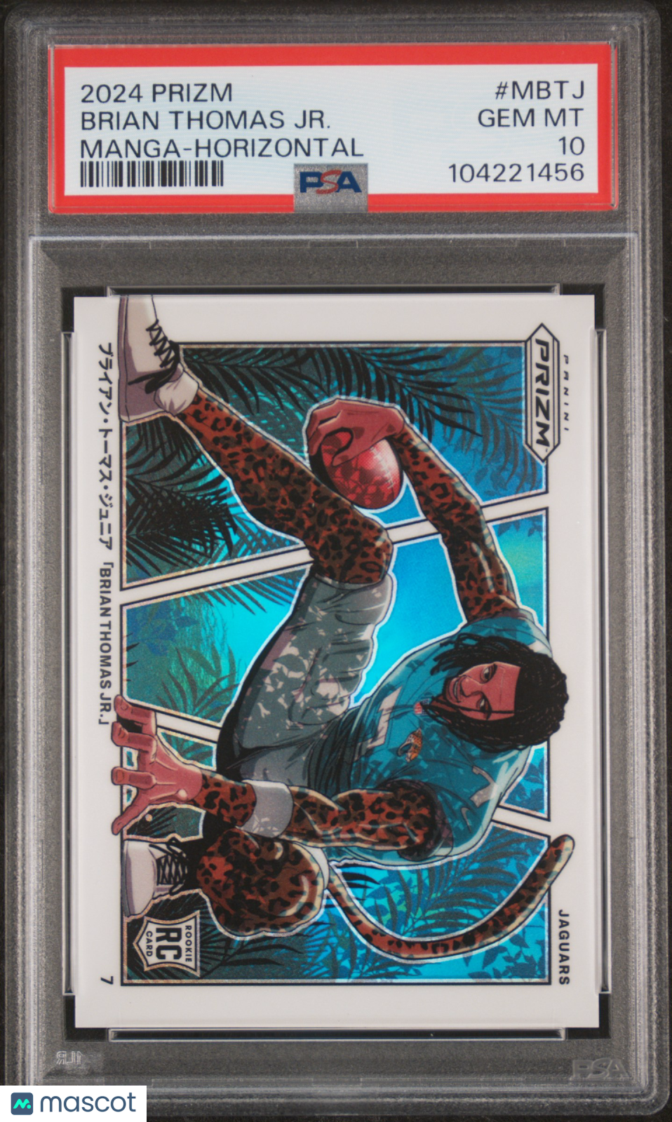 2024 Panini Prizm Manga Brian Thomas JR. Horizontal #MBTJ PSA 10