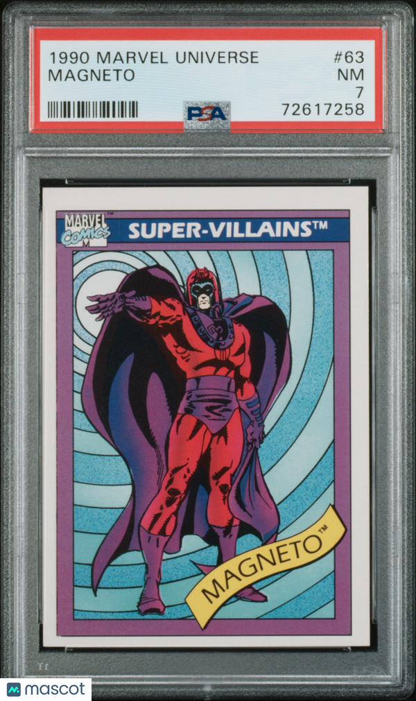 1990 Marvel Magneto #63 PSA 7