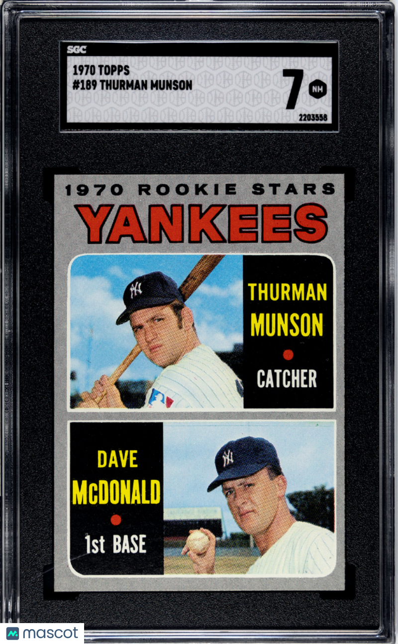 1970 Topps Thurman Munson