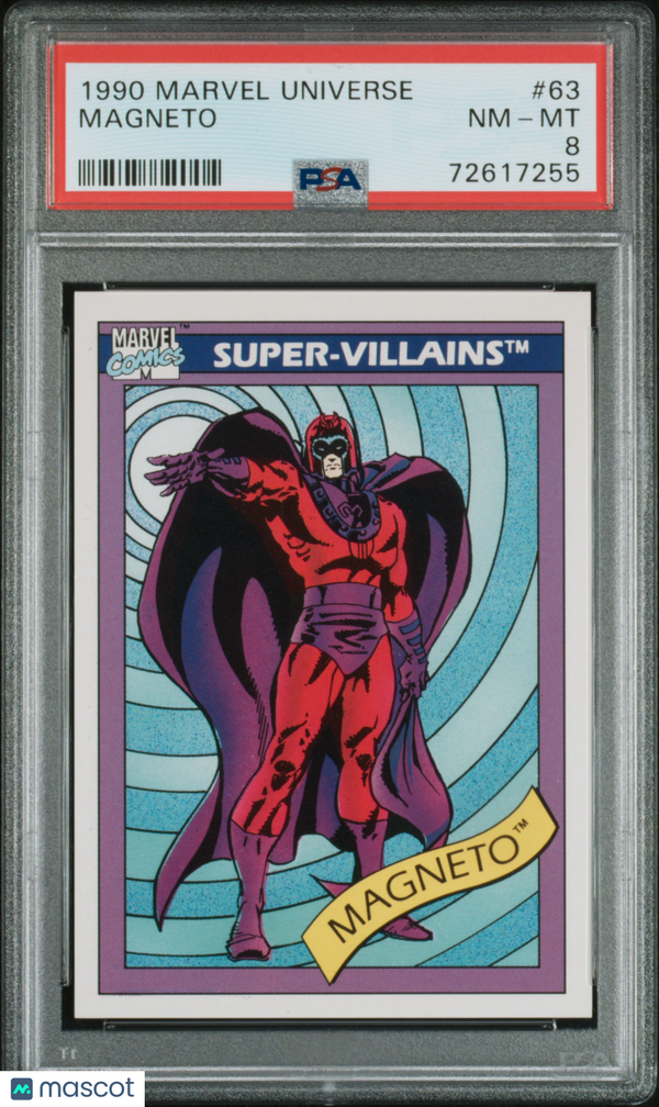 1990 Marvel Magneto #63 PSA 8