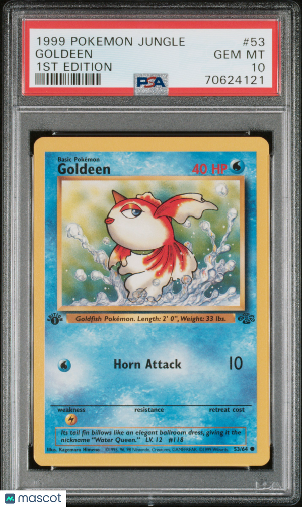 1999 Pokemon Jungle Goldeen #53 PSA 10