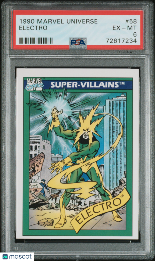 1990 Marvel Electro #58 PSA 6