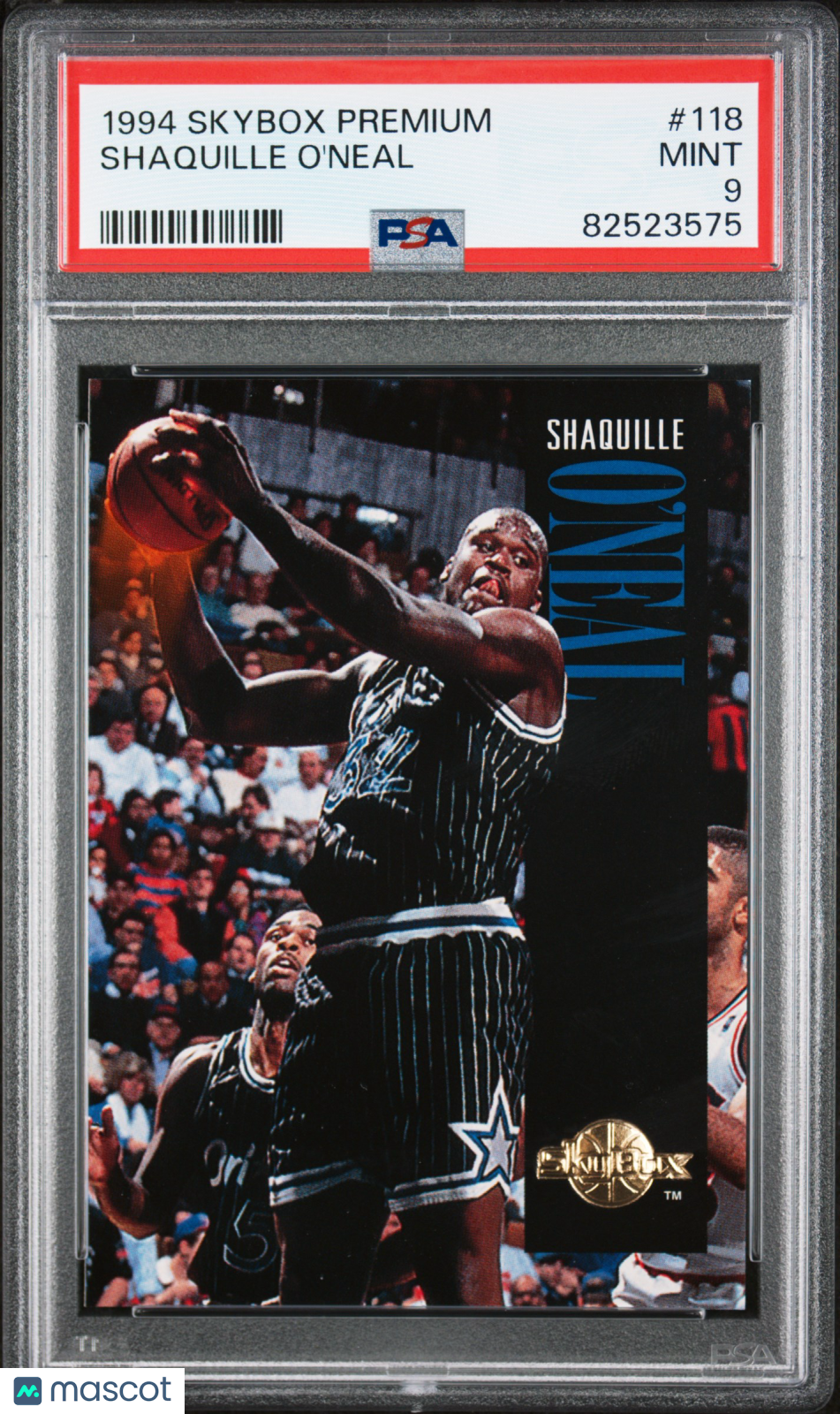 1994 Skybox Premium Shaquille O'Neal #118 PSA 9 Orlando Magic